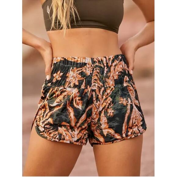 FP Movement The Way Home Shorts Size Extra Small Black Floral Combo - Picture 1 of 7